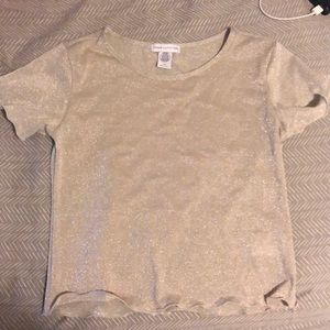 Sparkly gold T-shirt